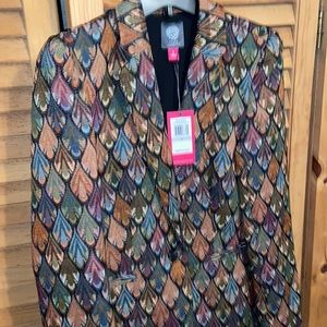 VINCE CAMUTO TAPESTRY JACKET SZ0